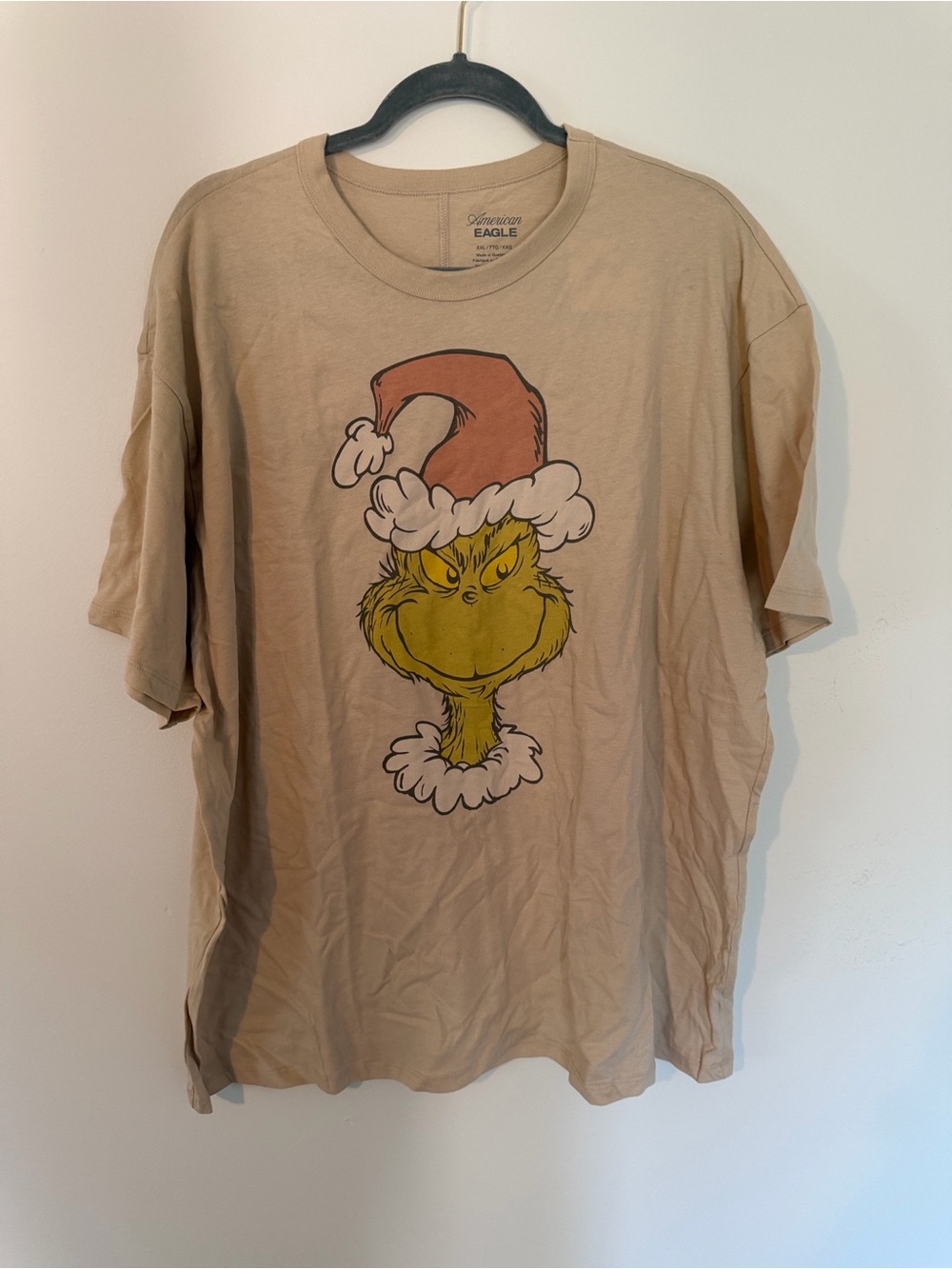 American Eagle Grinch Christmas Graphic T-Shirt XXL NWT